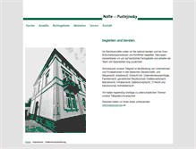 Tablet Screenshot of np-recht.de
